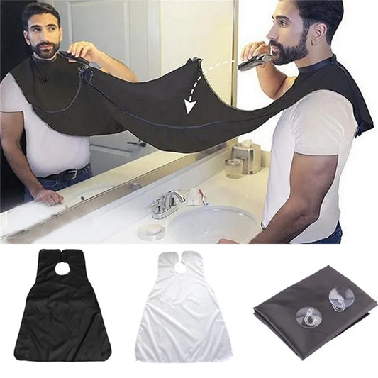 Man Bathroom Apron Waterproof Male Beard Hair Care Shave Apron Mustache Cutting Repair Bib Household Cleaning Tools Protector
