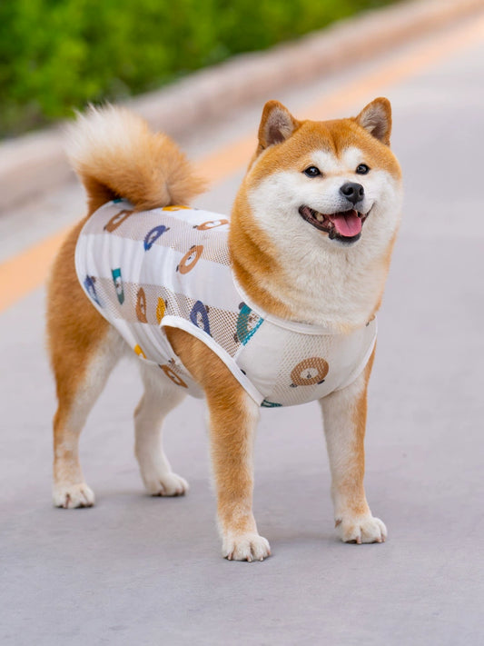 Dog Clothes Summer Sun Protective Clothes Thin Breathable Vest Shiba Inu Corgi Teddy Puppy Anti-Lint Summer Pet